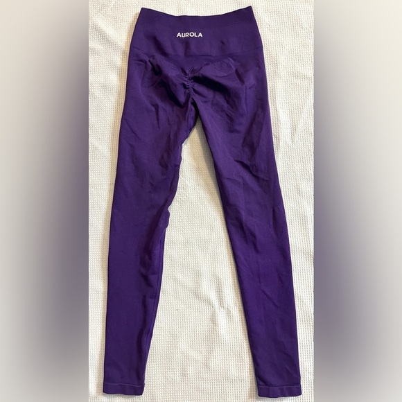 Aurola Seamless Super Stretch Power Purple Leggings for Women - Picture 1 of 11